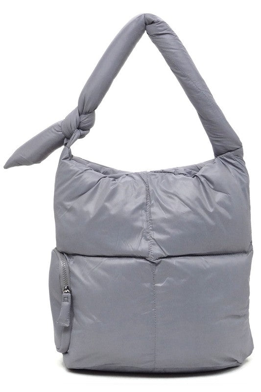 Soft Puffy Shoulder Bag Hobo - Tigbul's Variety Fashion Shop