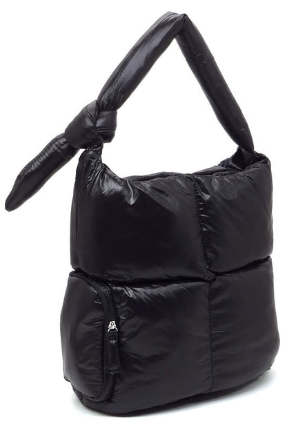 Soft Puffy Shoulder Bag Hobo - Tigbul's Variety Fashion Shop