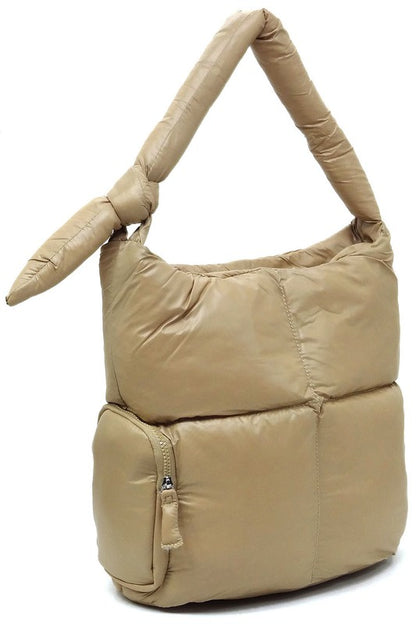 Soft Puffy Shoulder Bag Hobo - Tigbul's Variety Fashion Shop