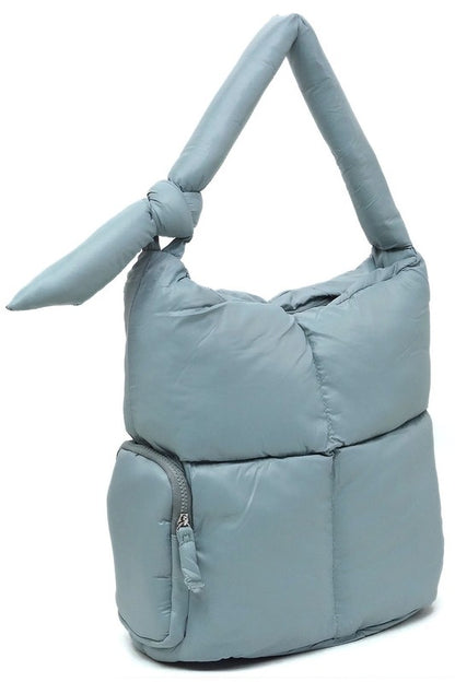 Soft Puffy Shoulder Bag Hobo - Tigbul's Variety Fashion Shop