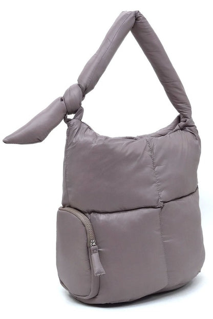 Soft Puffy Shoulder Bag Hobo - Tigbul's Variety Fashion Shop