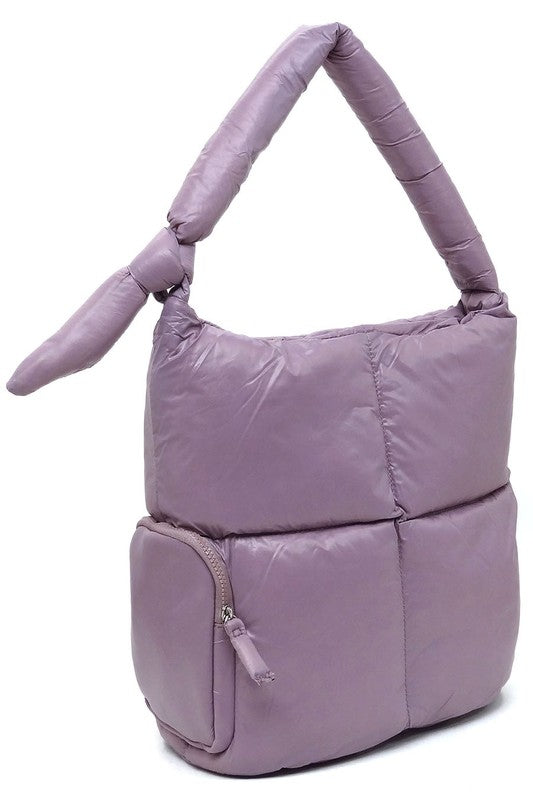 Soft Puffy Shoulder Bag Hobo - Tigbul's Variety Fashion Shop