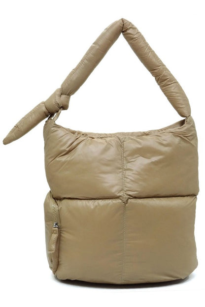 Soft Puffy Shoulder Bag Hobo - Tigbul's Variety Fashion Shop