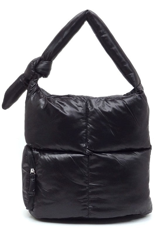 Soft Puffy Shoulder Bag Hobo - Tigbul's Variety Fashion Shop