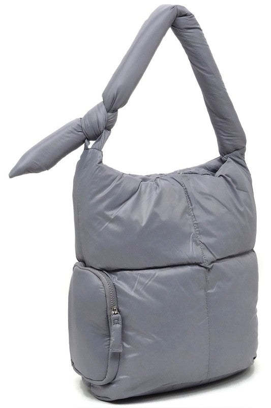 Soft Puffy Shoulder Bag Hobo - Tigbul's Variety Fashion Shop