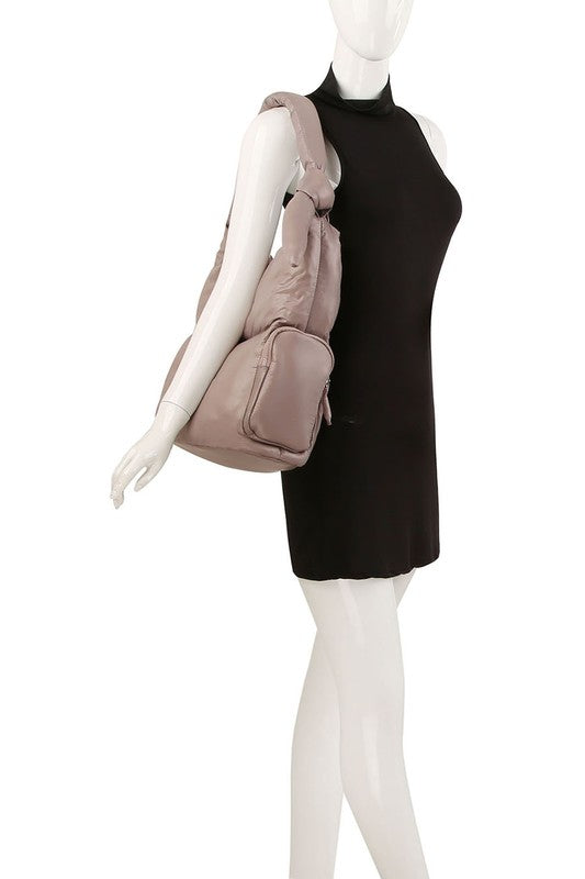 Soft Puffy Shoulder Bag Hobo - Tigbul's Variety Fashion Shop