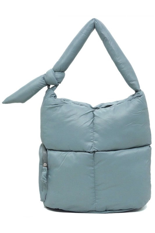 Soft Puffy Shoulder Bag Hobo - Tigbul's Variety Fashion Shop