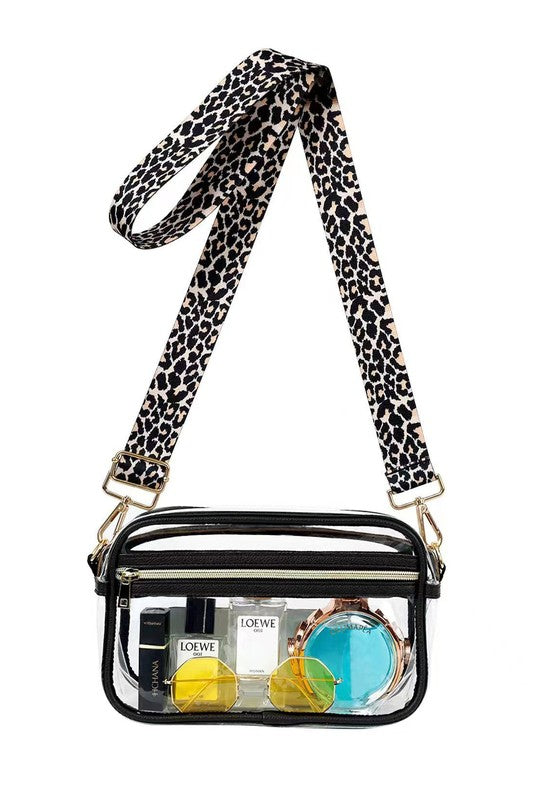 Kendall Leopard Stadium Camera Crossbody - Tigbul's Variety Fashion Shop