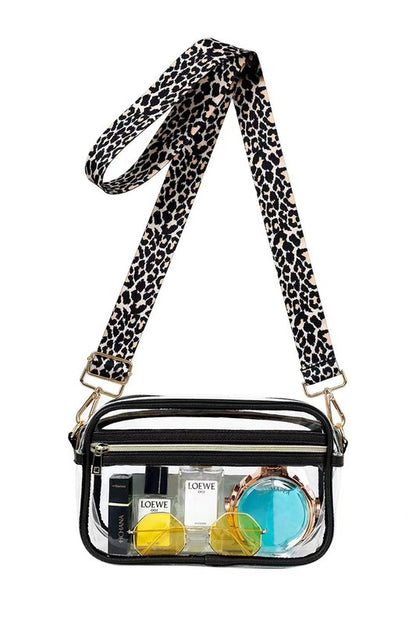 Kendall Leopard Stadium Camera Crossbody - Tigbul's Variety Fashion Shop