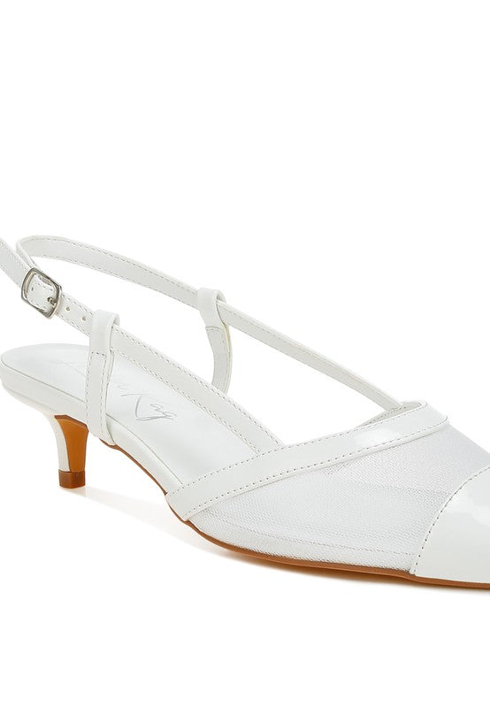 Temptress Mesh Slingback Sandals - Tigbul's Variety Fashion Shop