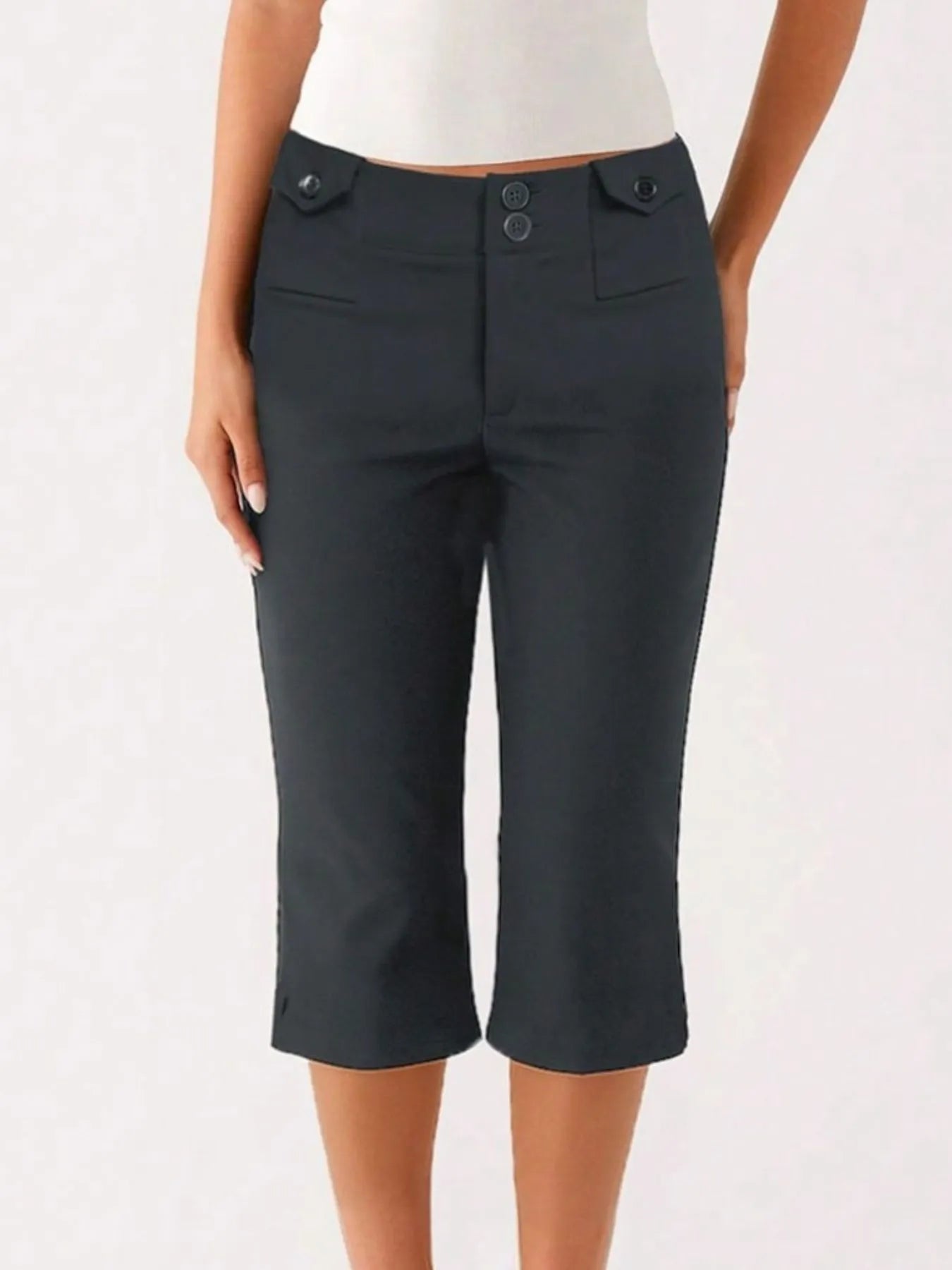 High-Waisted Shorts - Tigbul's Variety Fashion Shop