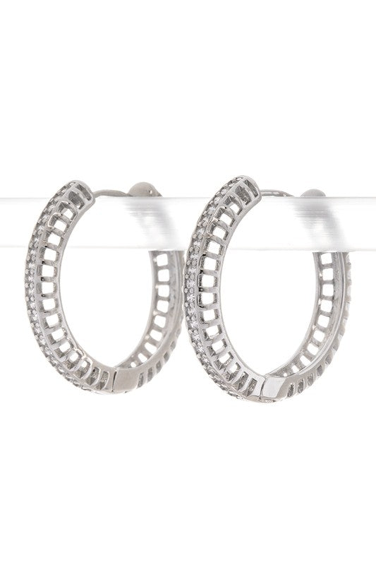 Cubic Zirconia Iconic Earrings - Tigbul's Variety Fashion Shop