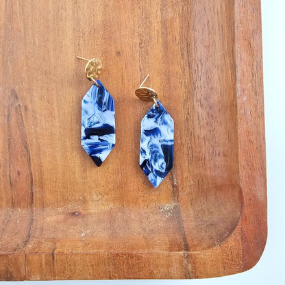 Gemma Earrings - Ocean Waves - Tigbul's Variety Fashion Shop