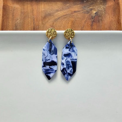 Gemma Earrings - Ocean Waves - Tigbul's Variety Fashion Shop