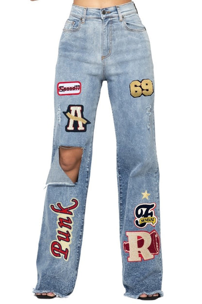 Tyger Varsity Wide Leg Jean - Tigbul's Variety Fashion Shop