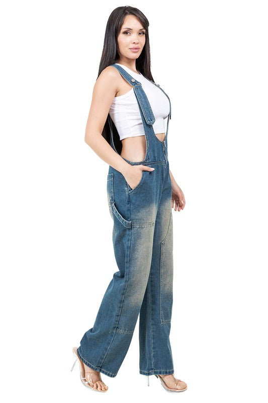 WOMEN FASHION DENIM OVERALLS PANTS - Tigbul's Variety Fashion Shop