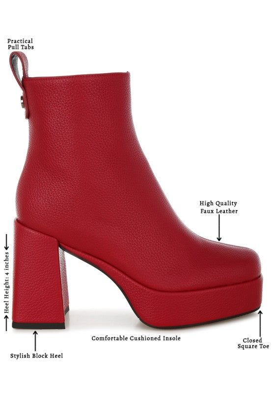 Poulin Faux Leather Chelsea Boots - Tigbul's Variety Fashion Shop
