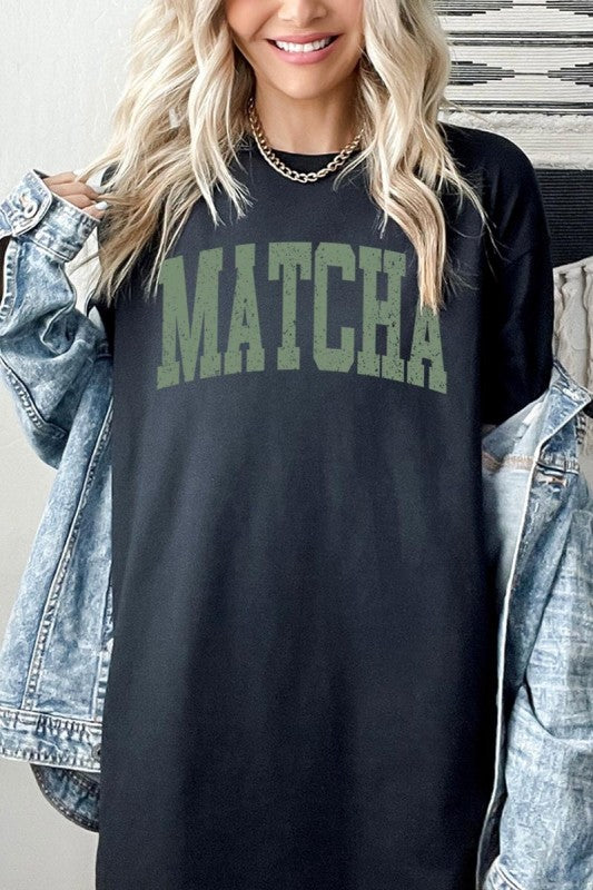 Matcha Graphic Heavy Cotton Tee - Tigbul's Variety Fashion Shop