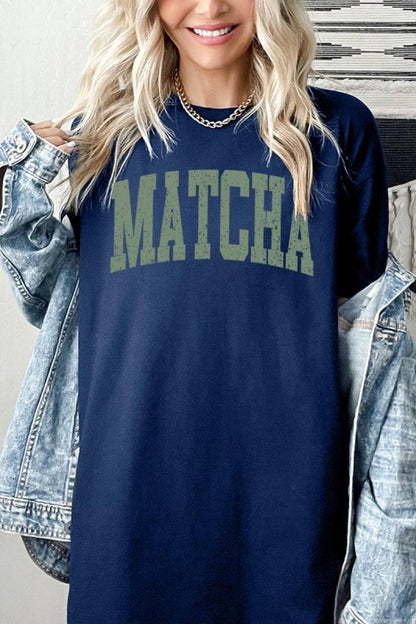 Matcha Graphic Heavy Cotton Tee - Tigbul's Variety Fashion Shop