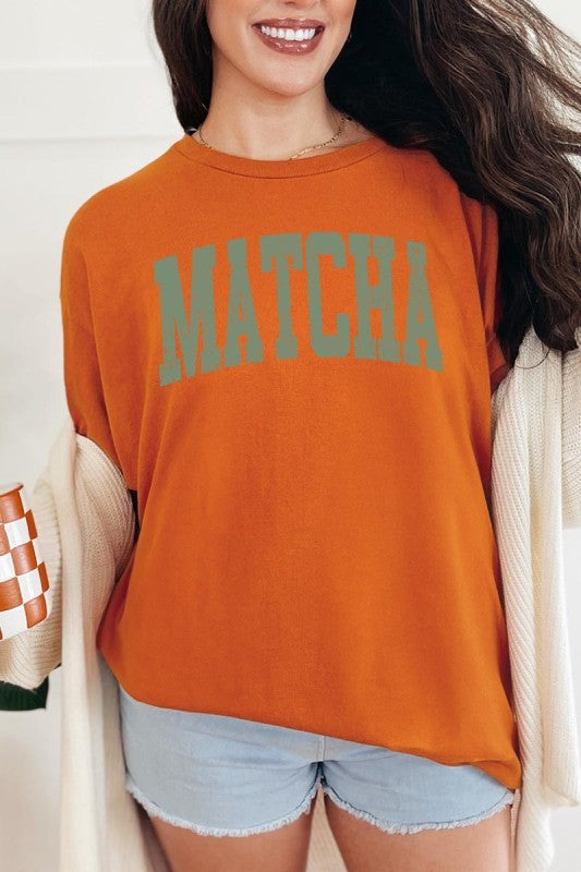 Matcha Graphic Heavy Cotton Tee - Tigbul's Variety Fashion Shop
