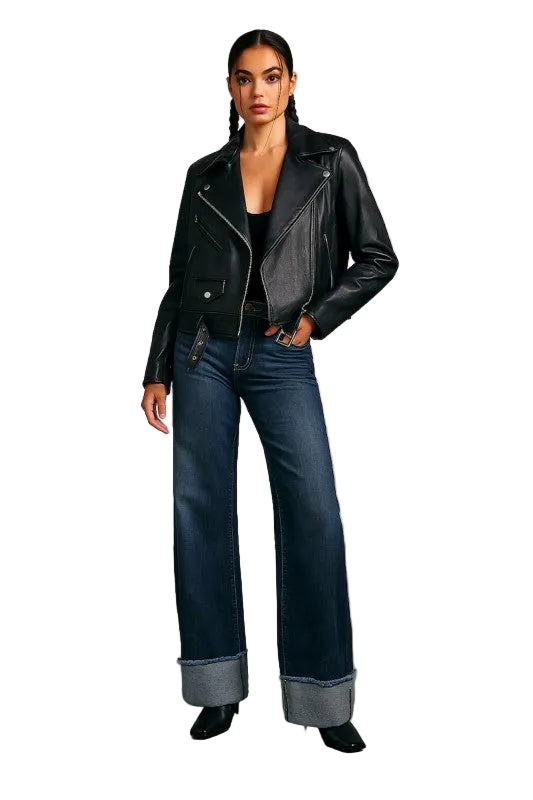 Low Rise Blue Jean Pants - Monterey Wash, Women's - Tigbul's Variety Fashion Shop