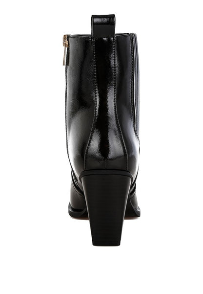 Cornus Pointed Toe Ankle Boots - Tigbul's Variety Fashion Shop