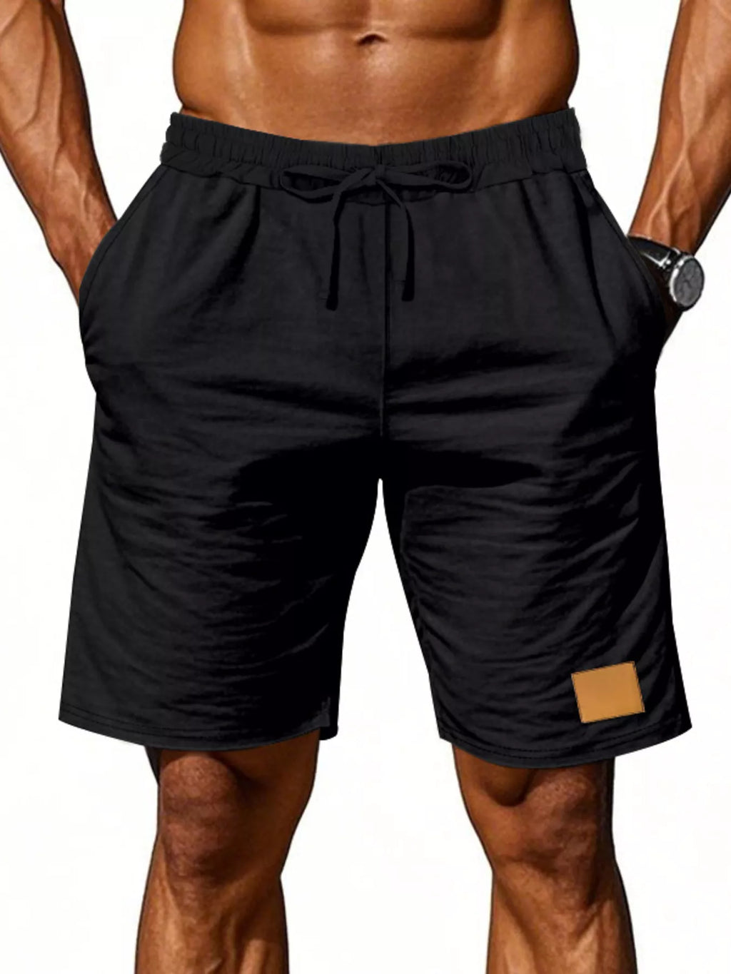 Men's Full Size Casual Drawstring Shorts Plus Size - Tigbul's Variety Fashion Shop