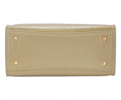 David Jones Crocodile Pattern Handbag - Tigbul's Variety Fashion Shop