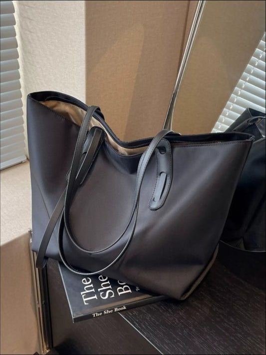 Oxford Cloth Tote Bag - Tigbul's Variety Fashion Shop