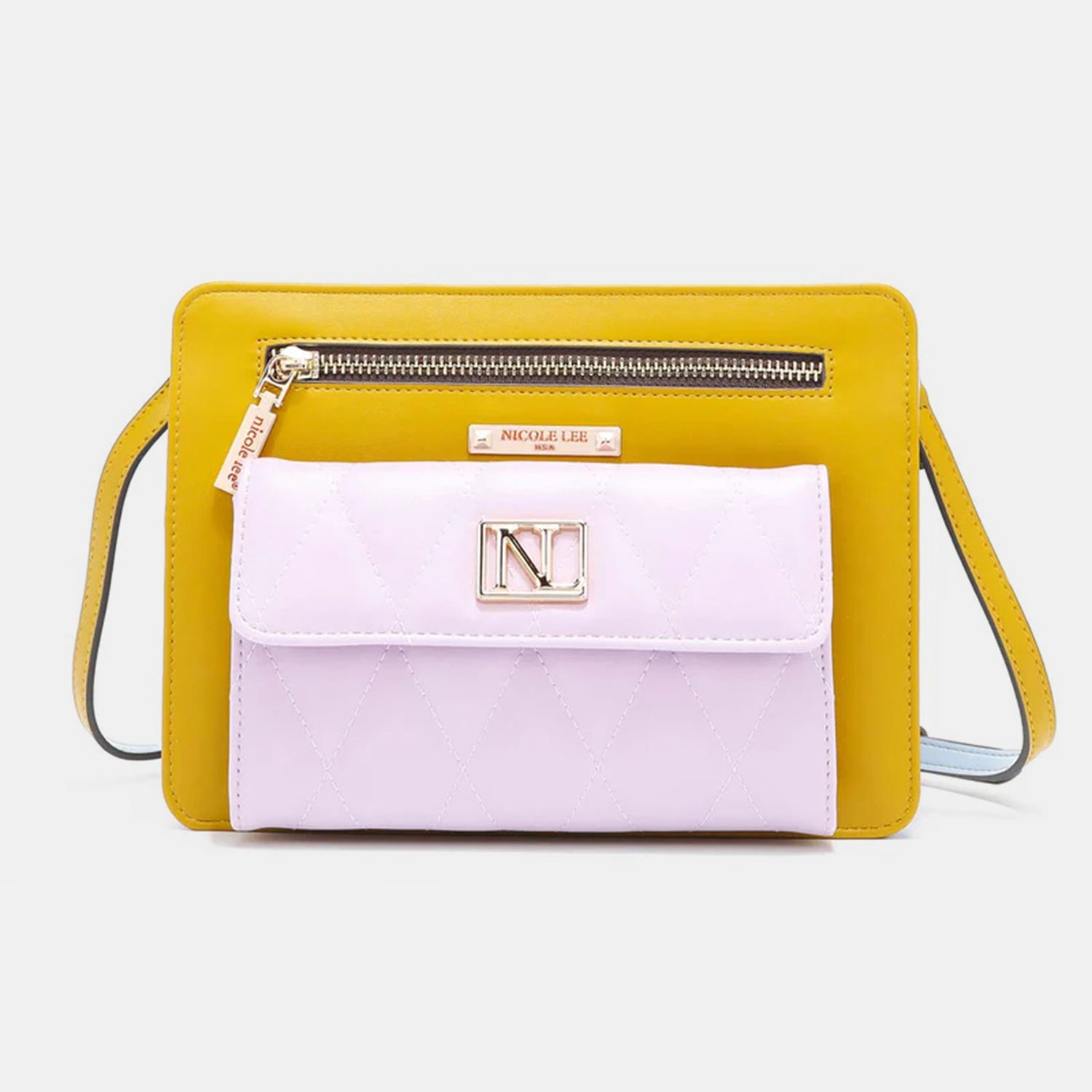 Nicole Lee USA Color Block Crossbody Bag - Tigbuls Variety Fashion