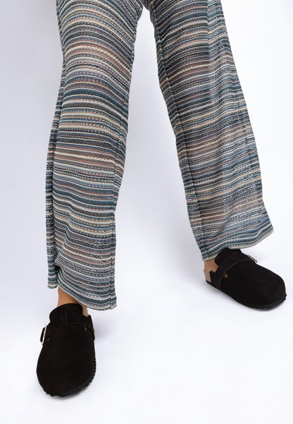 Ratiha Buckle Accent Slip-On Footbed Mules - Tigbul's Variety Fashion Shop