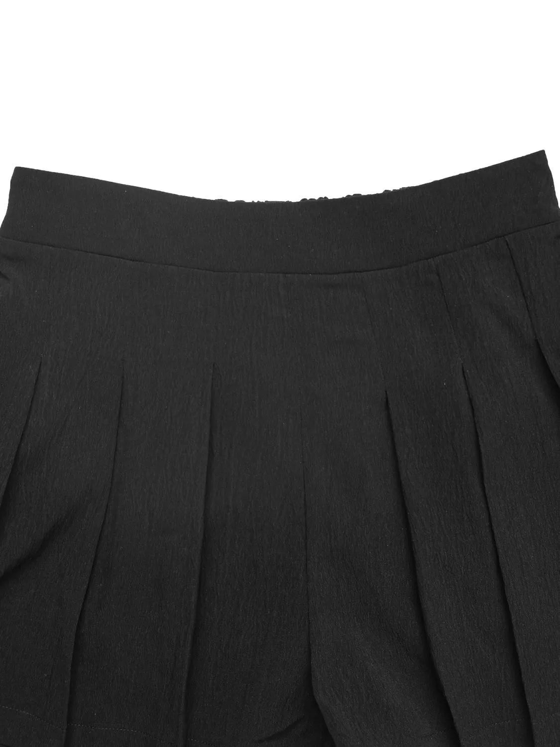 Pleated Shorts with Pockets - Tigbul's Variety Fashion Shop