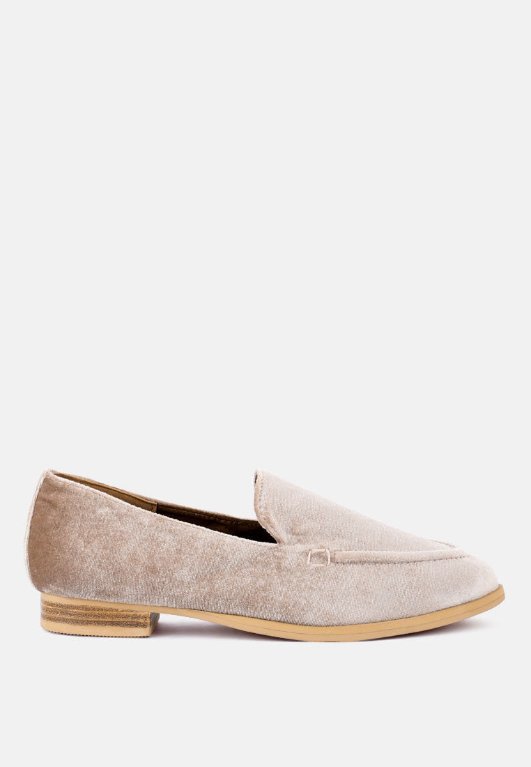 Luxe-Lap Velvet Handcrafted Loafers - Tigbul's Variety Fashion Shop