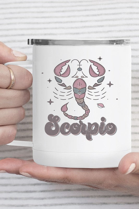 Scorpio Astrological Sign Coffee Travel Cup - Tigbul's Variety Fashion Shop