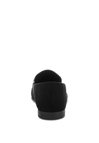 Noltas Horsebit Embellished Flat Loafers - Tigbul's Variety Fashion Shop