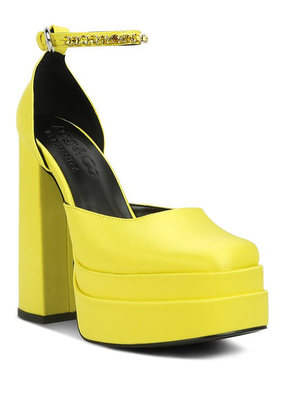 Martini Sky High Platform Sandals - Tigbul's Variety Fashion Shop