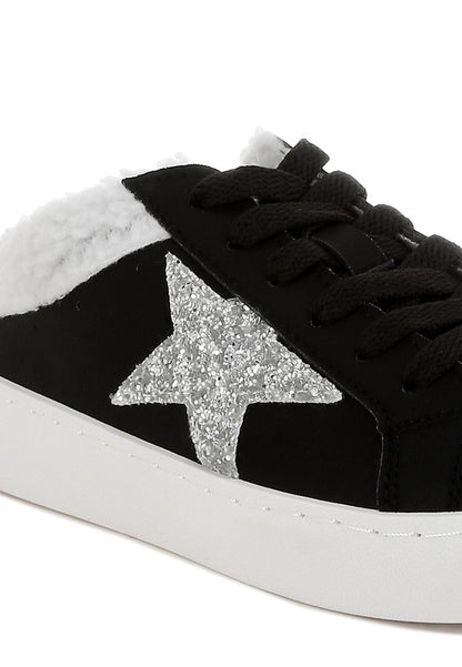 Moxie Fur Collar Slip On Sneakers - Tigbul's Variety Fashion Shop