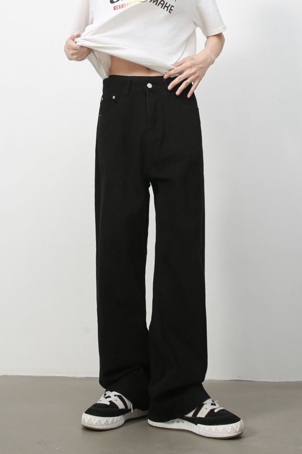 Men's Baggy Jeans with Pockets - Tigbul's Variety Fashion Shop