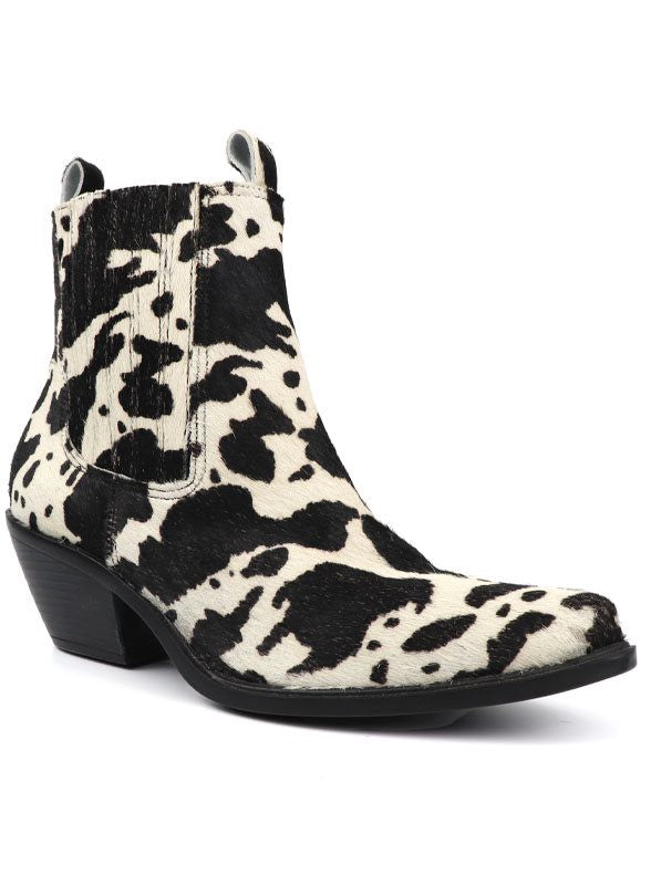 Leather Chelsea Western Fashion Bootie - Tigbuls Variety Fashion