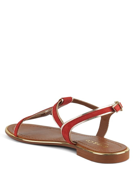 Rag & Co Feodora Flat Slip On Sandals - Tigbuls Variety Fashion