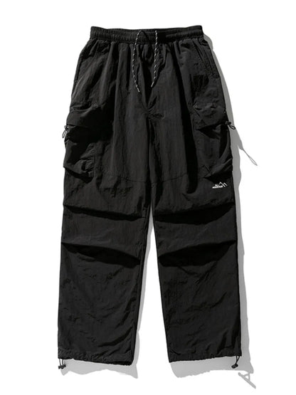 Men's Plus Size Elastic Waist Pants with Pockets - Tigbul's Variety Fashion Shop