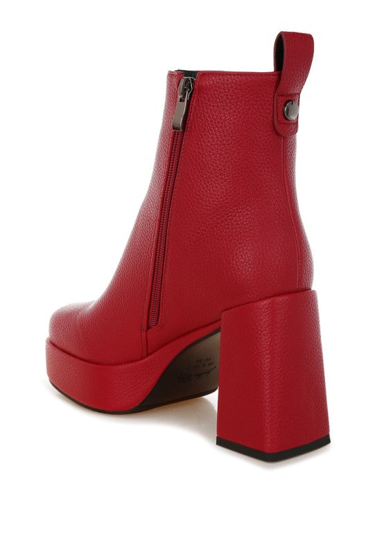 Poulin Faux Leather Chelsea Boots - Tigbul's Variety Fashion Shop