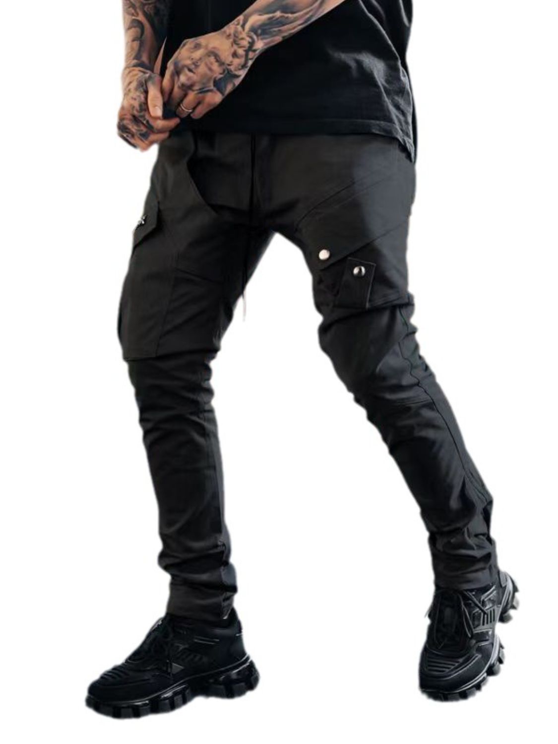 Men's Plus Size Pants with Cargo Pockets - Tigbul's Variety Fashion Shop