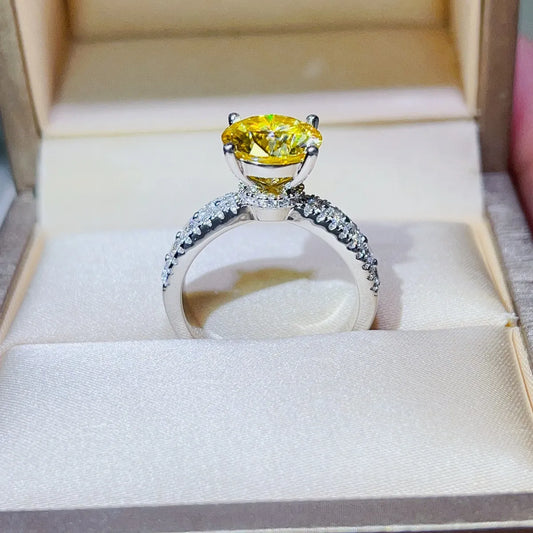 3 Carat Moissanite 925 Sterling Silver Ring - Tigbul's Variety Fashion Shop