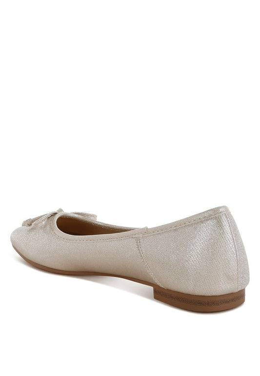 Agshin Metallic Ballet Flats - Tigbul's Variety Fashion Shop