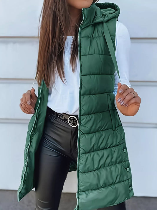 Zip Up Hooded Winter Coat - Tigbul's Variety Fashion Shop