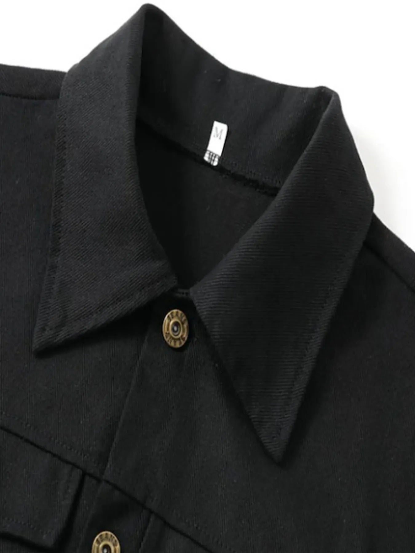 Men's Full Size Button Up Long Sleeve Jacket Plus Size - Tigbul's Variety Fashion Shop