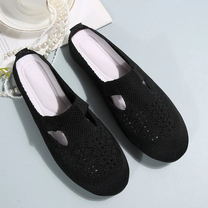 Round Toe Flat Slip-Ons - Tigbul's Variety Fashion Shop