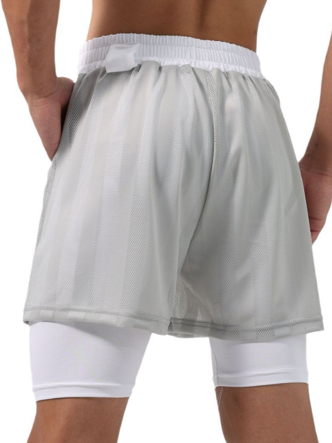 Men's Plus Size Elastic Waist Shorts - Tigbul's Variety Fashion Shop