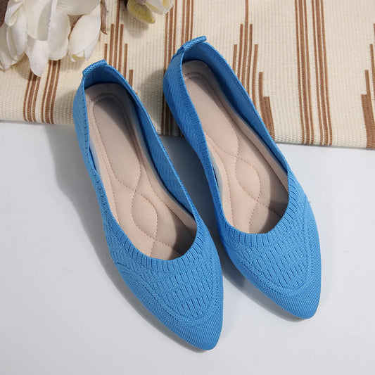 Point Toe Flats Slip-Ons - Tigbul's Variety Fashion Shop